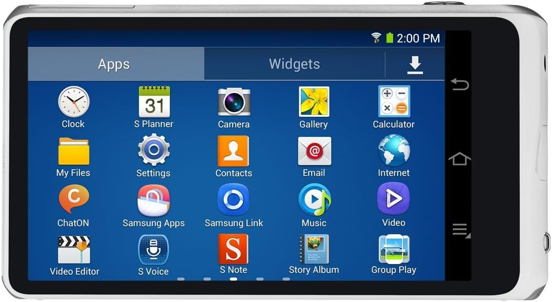 Samsung Galaxy Camera 2 16.3MP CMOS with 21x Optical Zoom and 4.8" Touch Screen LCD (WiFi & NFC- White) (Renewed)