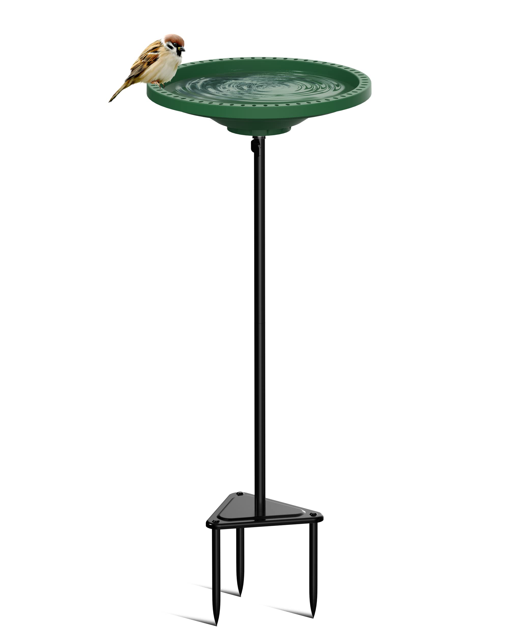 Baños para pájaros para exteriores, baños desmontables para el jardín, baños independientes para pájaros para exteriores, resistente, cuenco de baño para pájaros, spa y comedero para pájaros con