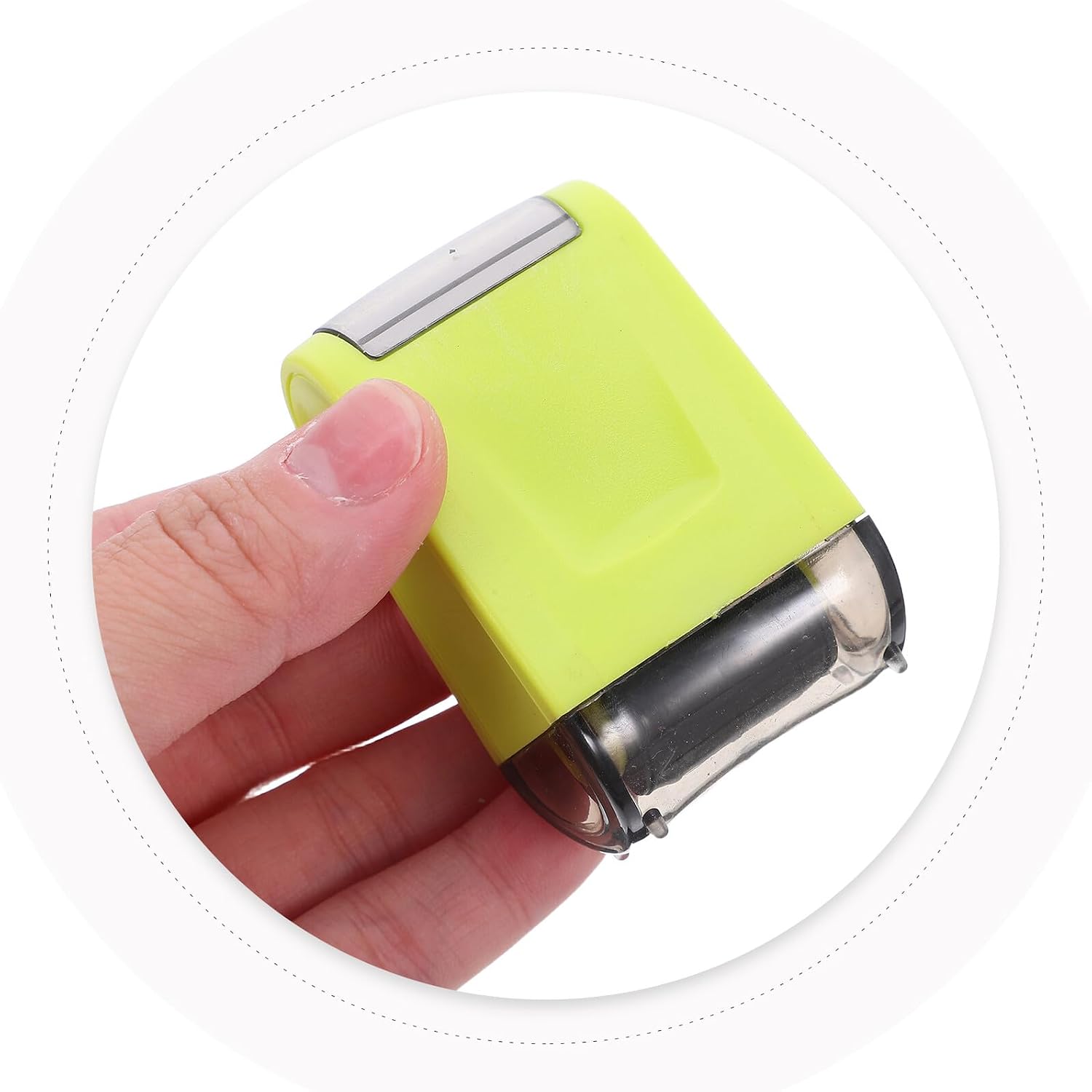 Housoutil Dashed Handwriting Lines Practice Roller Stamp, Self-Inking Handwriting Strip Rolling Stamp, Teachers Classroom and Home Use, Green