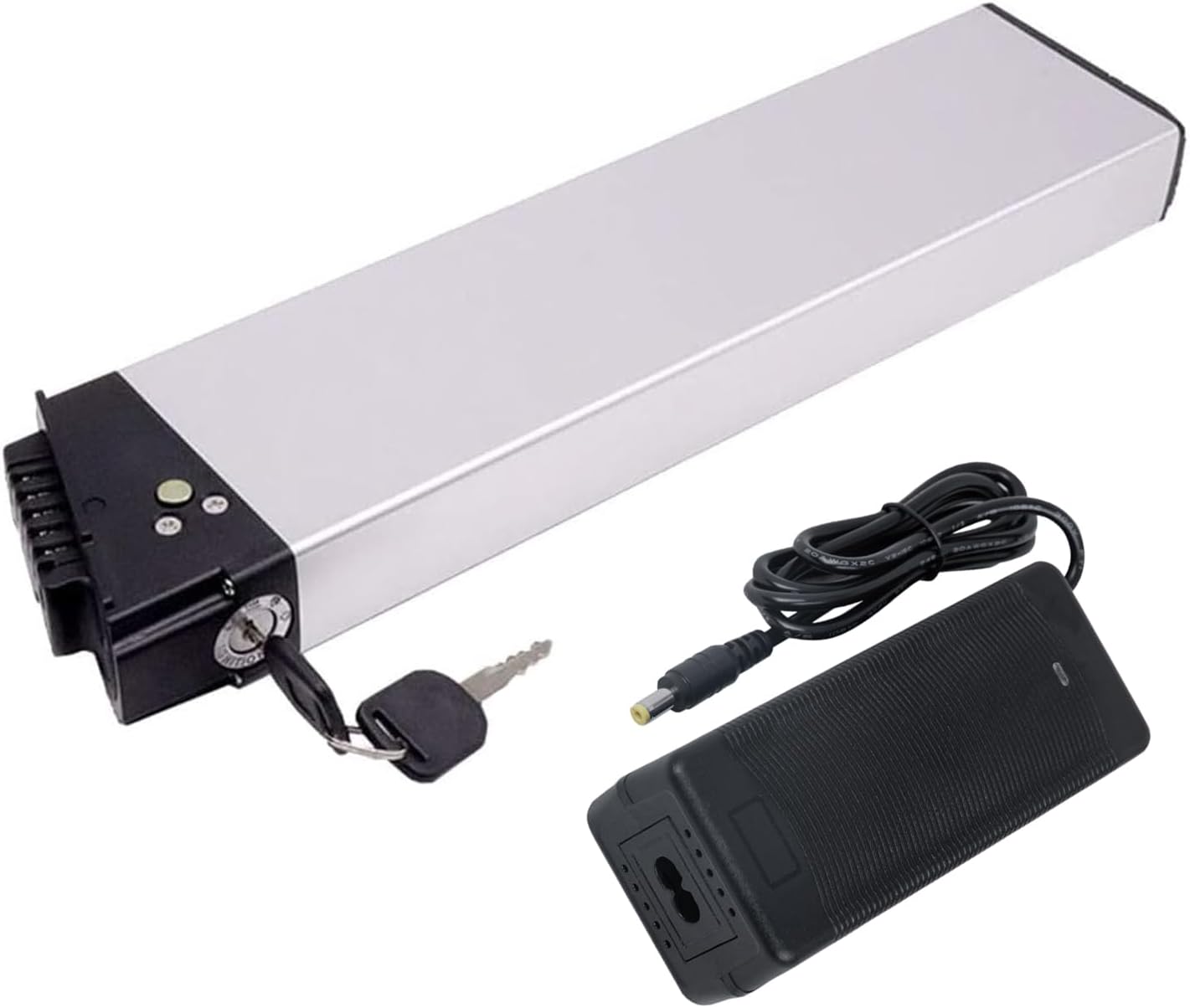 48V Ebike Battery 10.4Ah 12.8Ah 14Ah Folding Built-in Adult Electric Bicycle Lithium Battery for ESKUTE Jasion City Ebike for 200-1000W Motor with Charger (48V10.4ah)