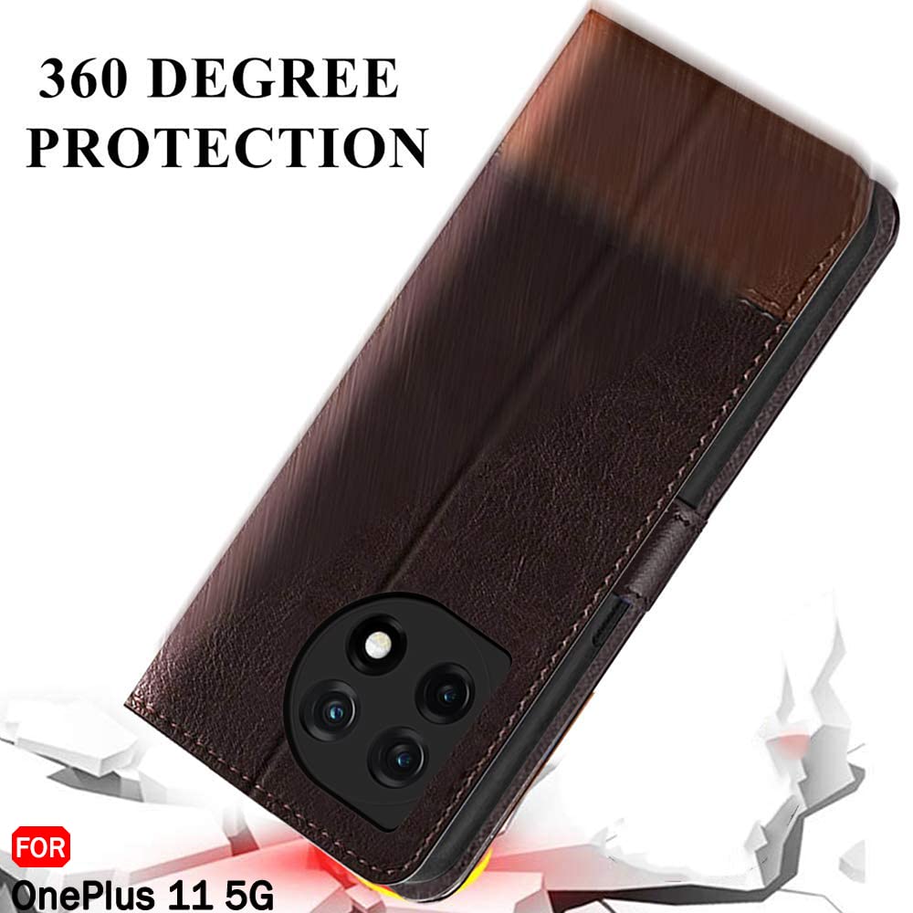 OnePlus 11 5G Flip Case - Leather Wallet Stand -8