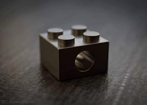 Miniatura 4 de TEC Accessories T-Brick - Cordón de titanio  Llavero, tiradores de cremallera, bolsos, cuentas de cordón para cuchillos y cuentas de cuerda de