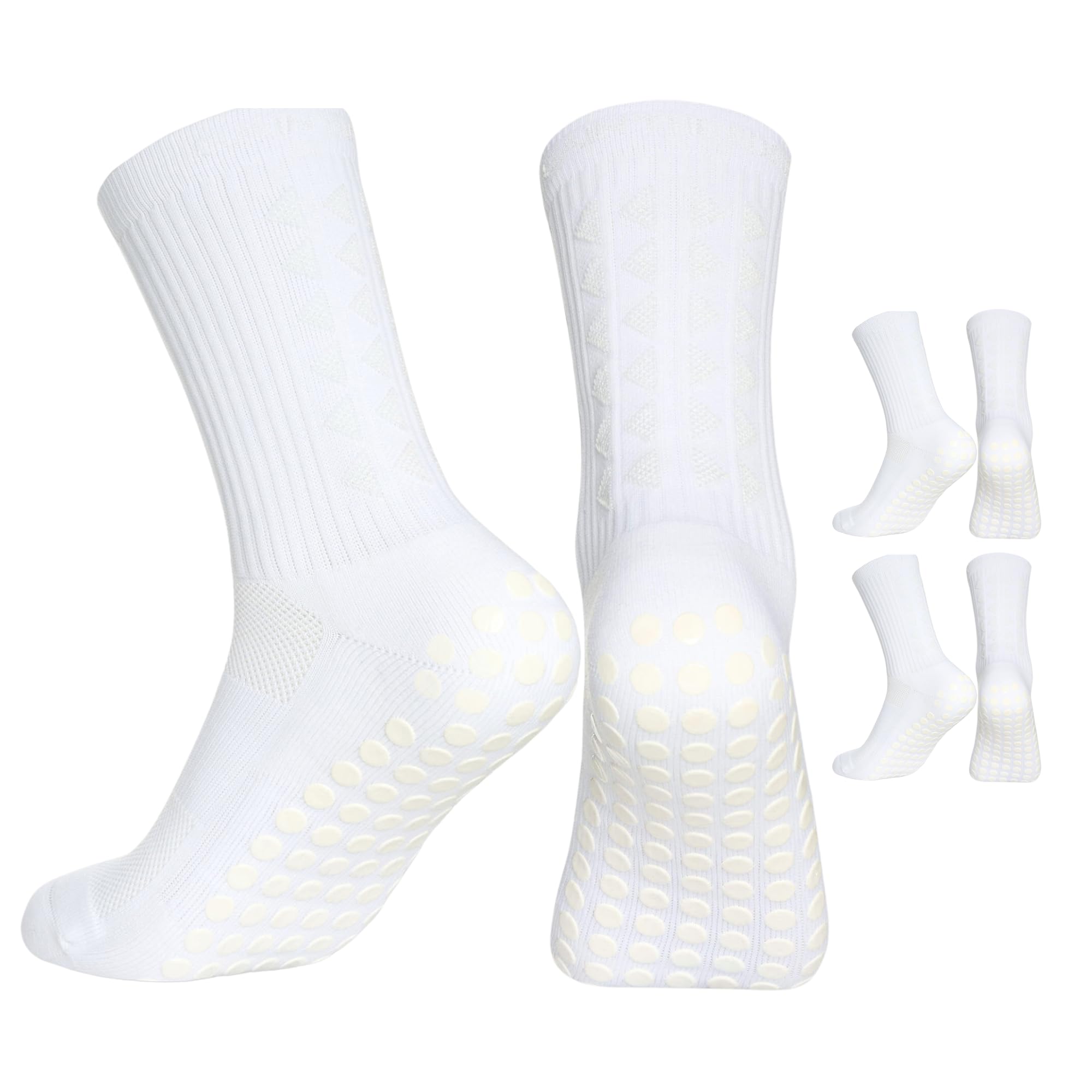 Gain The Edge Football Grip Socks 3.0-2pc and 4pc Set - Non Slip Football Socks - Updated Model — view 10