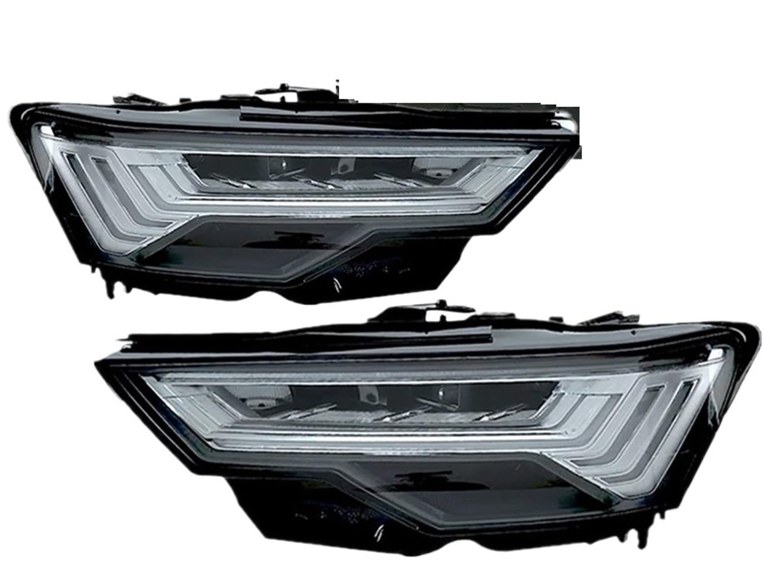 Gruppo Faro per Auto per A6 2019-2023 Aggiornamento fari C8 Configurazione Faro Elevata Luci Anteriori per Auto