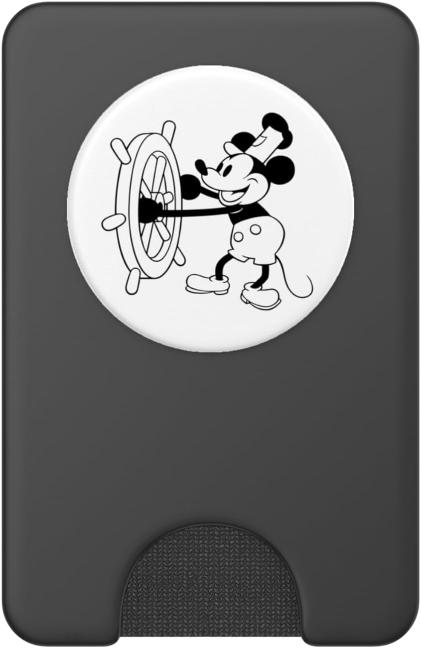 Steamboat Willie Mickey PopSockets PopWallet for MagSafe