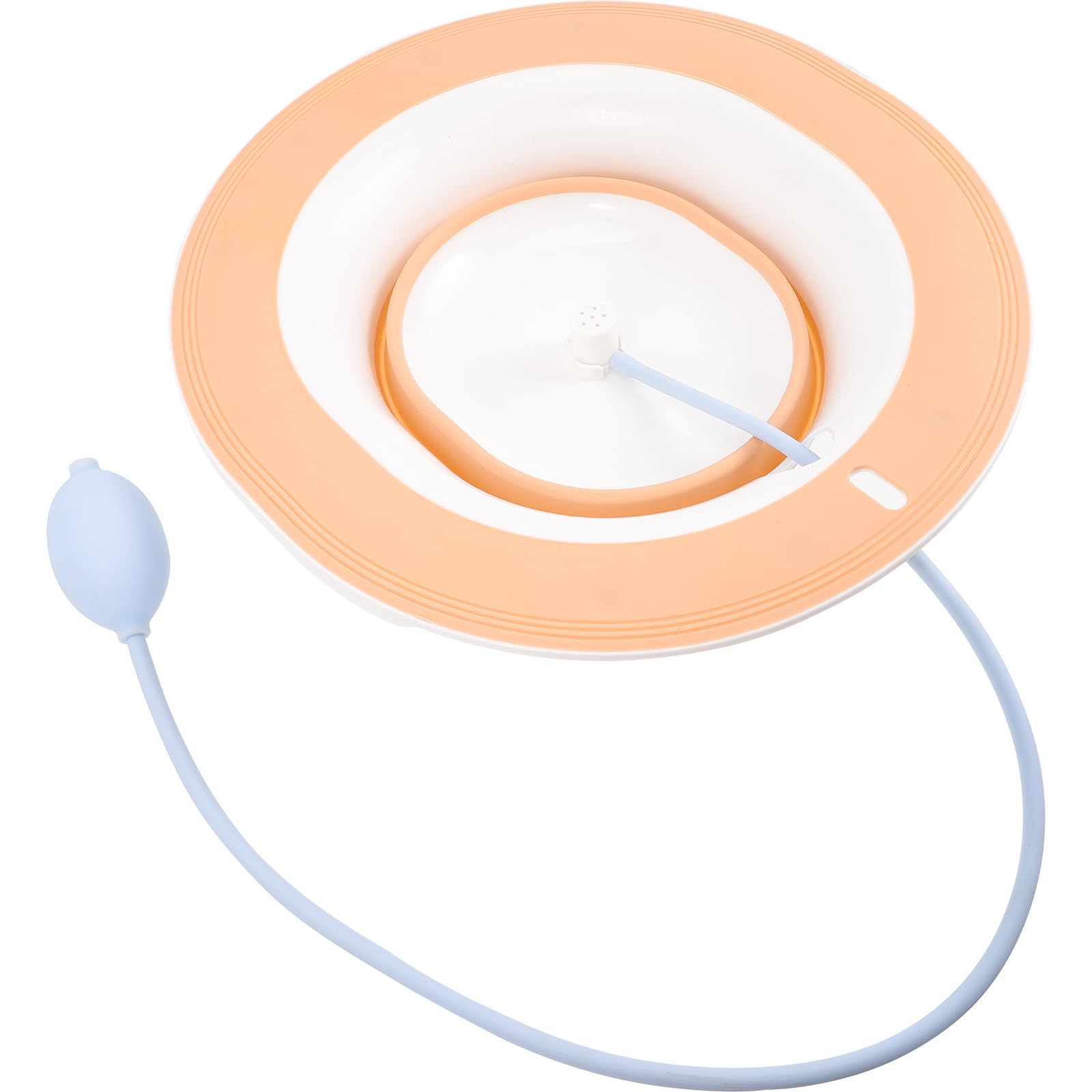 Bacinella Semicupio Rosa in Pp e Tpr per Wc, Design Antiscivolo | Uso Femminile, per Ammollo delle Parti Intime, Formato Semplice per Igiene Quotidiana e Comfort
