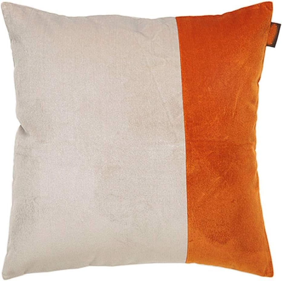 PGNEX装飾スローピローカバー、コットンリネンブラックとベージュ枕ソファ織キャンバス生地 幾何学的スラブドスクエアカウチクッション