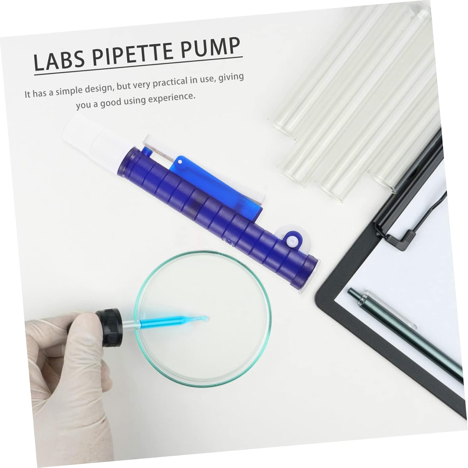 Cabilock Pipettes Accessory Pp Laboratory Pipette Pump Simple Design for Lab Use