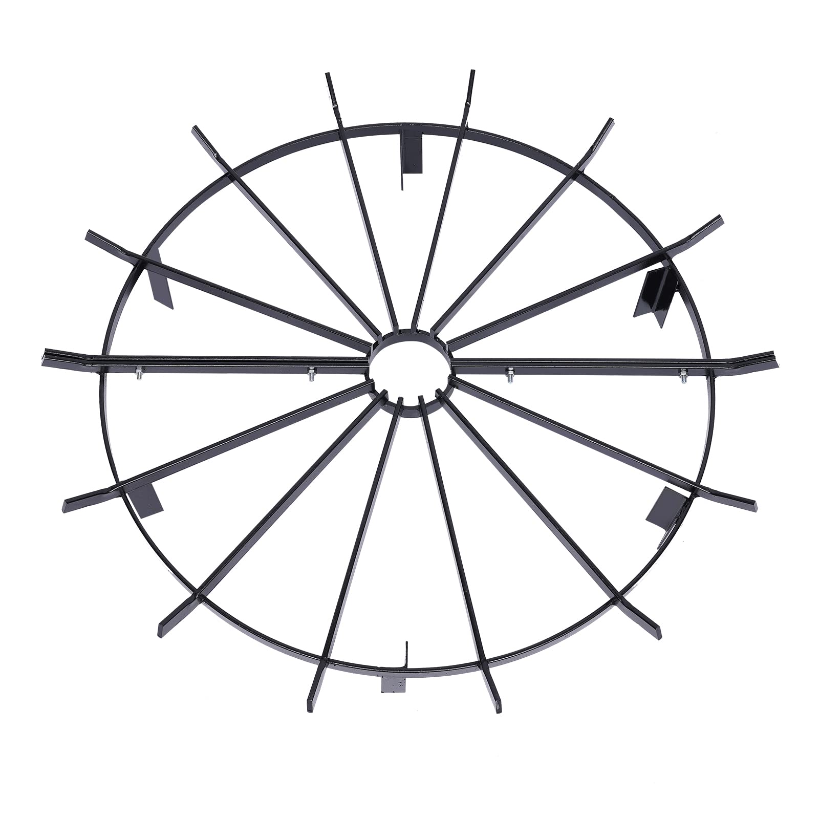 Buy SHIOUCY 32in Fire Grate Log Grate, Fire Pit Round Spider Wagon