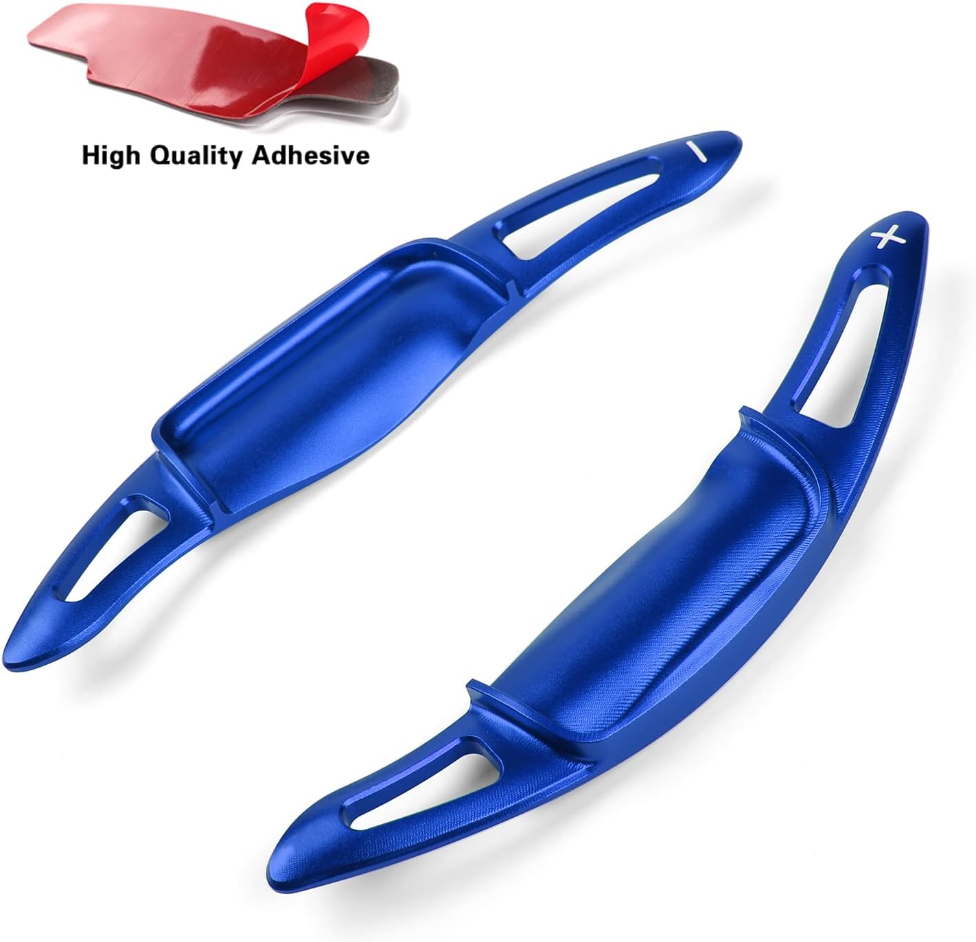 CKE Compatible with Toyota Camry 2026 2025 2024 2023 2022 2021 2020 2019 2018 for Corolla RAV4 Crown Avalon Accessories Sporty Car Paddle Shifter Extension Shift Paddle Cover Trims -Blue