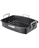 Cuisinart ASR-1713V Ovenware Classic Collection 17-by-13-Inch Roaster with Removable Rack, Silver Ovenware Classic Collection Silver