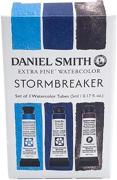 DANIEL SMITH Stormbreaker Set 5ml Tubes Set of 3 Tubes Extra Fine Watercolor