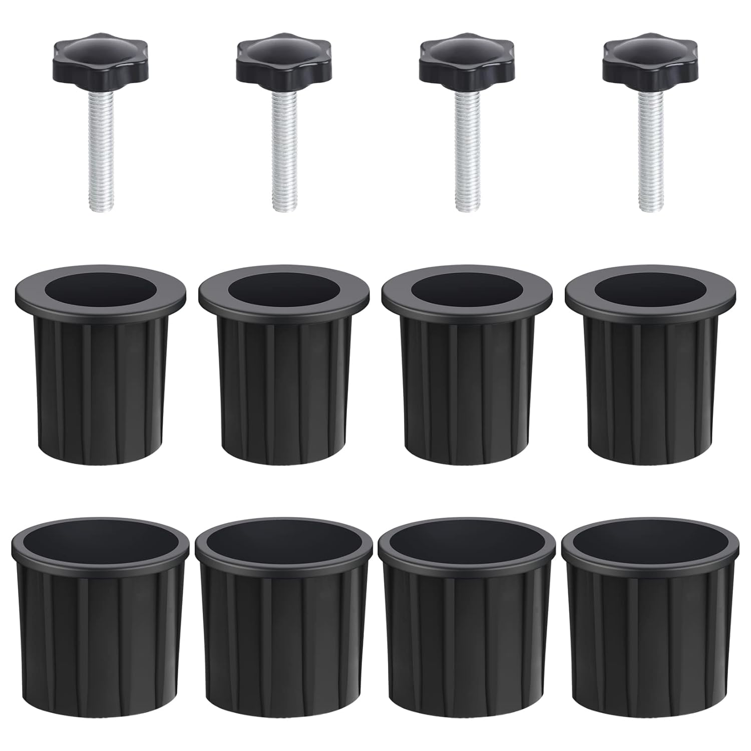 Dxhycc 12 Pieces Umbrella Base Stand Hole Ring Plug Cover and Cap Patio