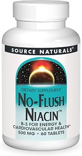 Source Naturals No-Flush Niacin, B-3 500 mg - 60 Tablets