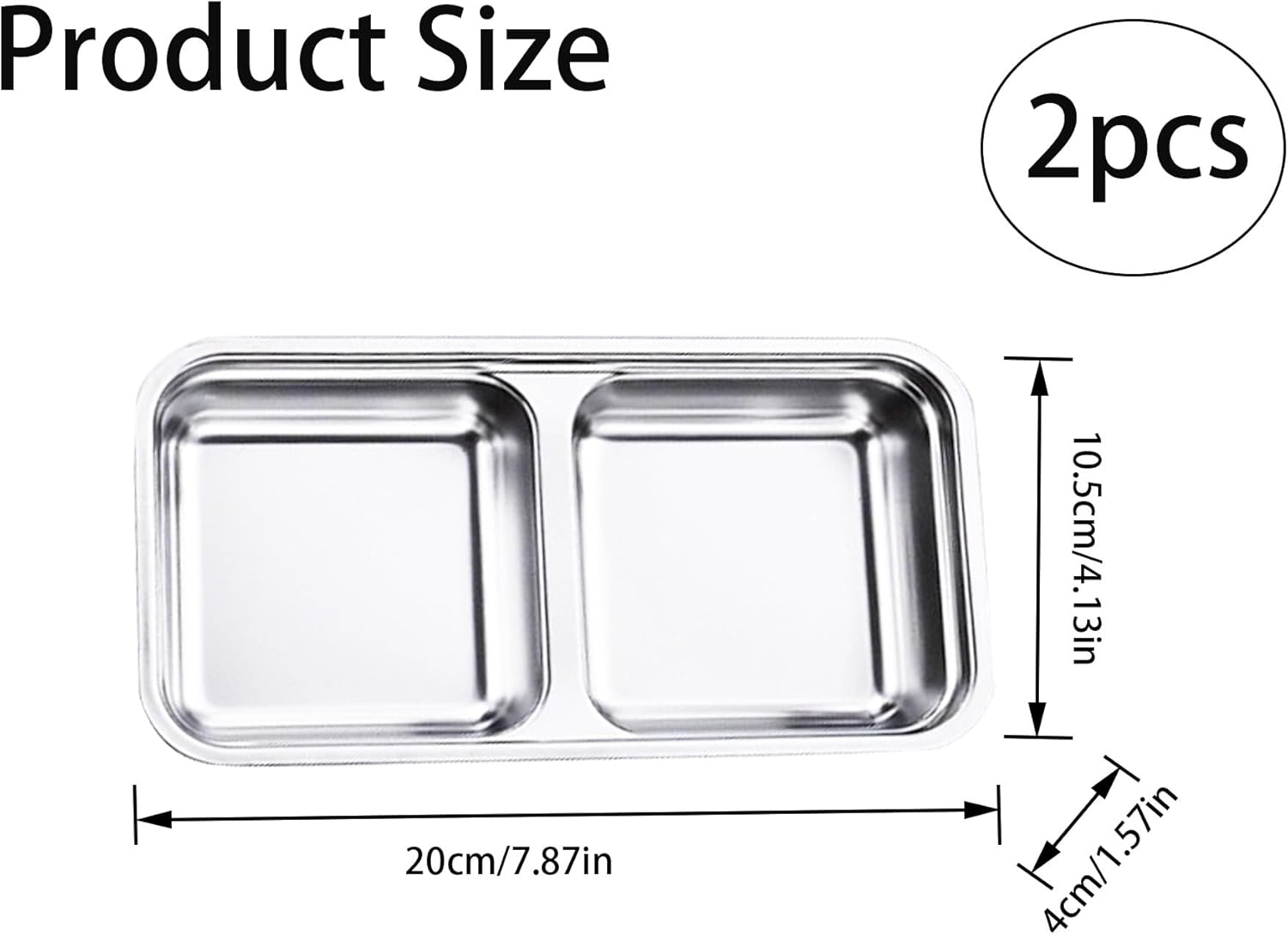2pcs Grab and Go Snack Containers Stainless Steel, Reusable Snack Containers with Lids,Travel and Camping Food Storage - Image 2