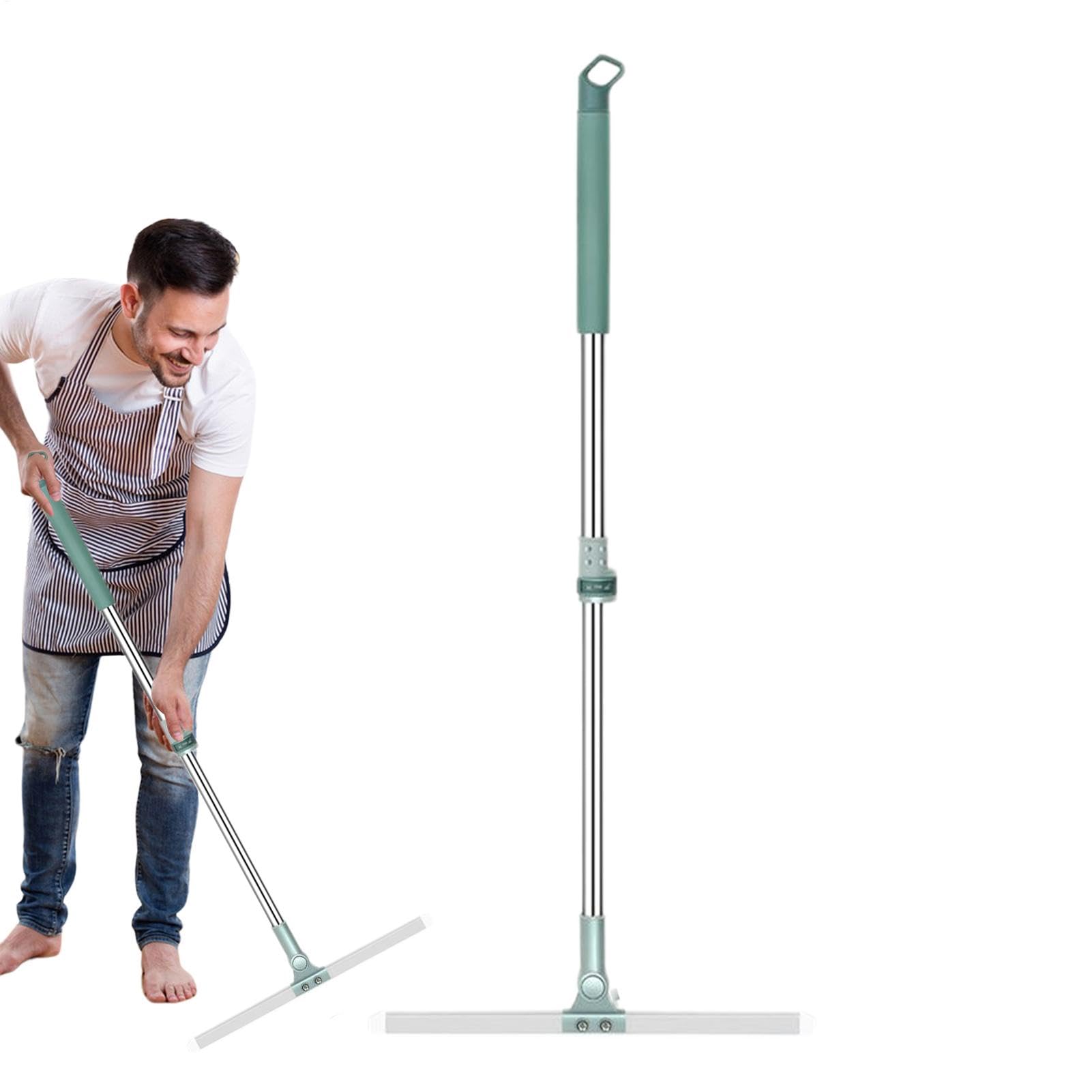 Magic Broom - Einziehbarer Besen | Bodenabzieher mit ausziehbarem Stiel | Multifunktionaler Silikonbesen | Silikon-Luftbesen für Zuhause | Gummibürste für Teppiche, Fliesen