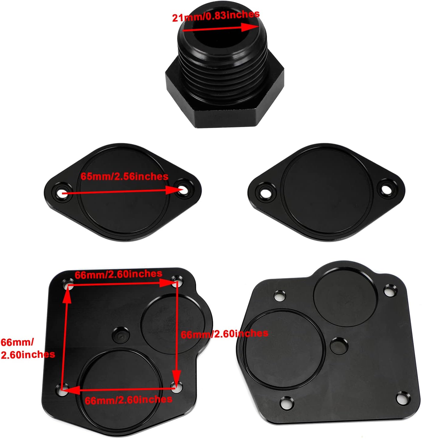 CNC Billet OPAS Kit with O-rings for SEA DOO GTX RXP RXT RXPX RXTX 215 255 2003-2011
