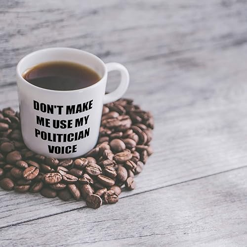 Miniatura 7 de Taza de político, regalo divertido para legislador, senador, idea de presente, congresista, estadista, pol, compañero de trabajo, cita diciendo