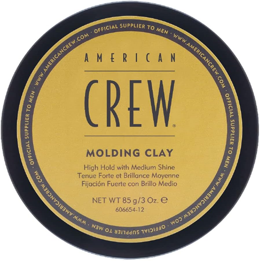 Men's Hair Molding Clay (OLD VERSION), Like Hair Gel with Strong Hold with Medium Shine, 3 Oz (Pack of 1)