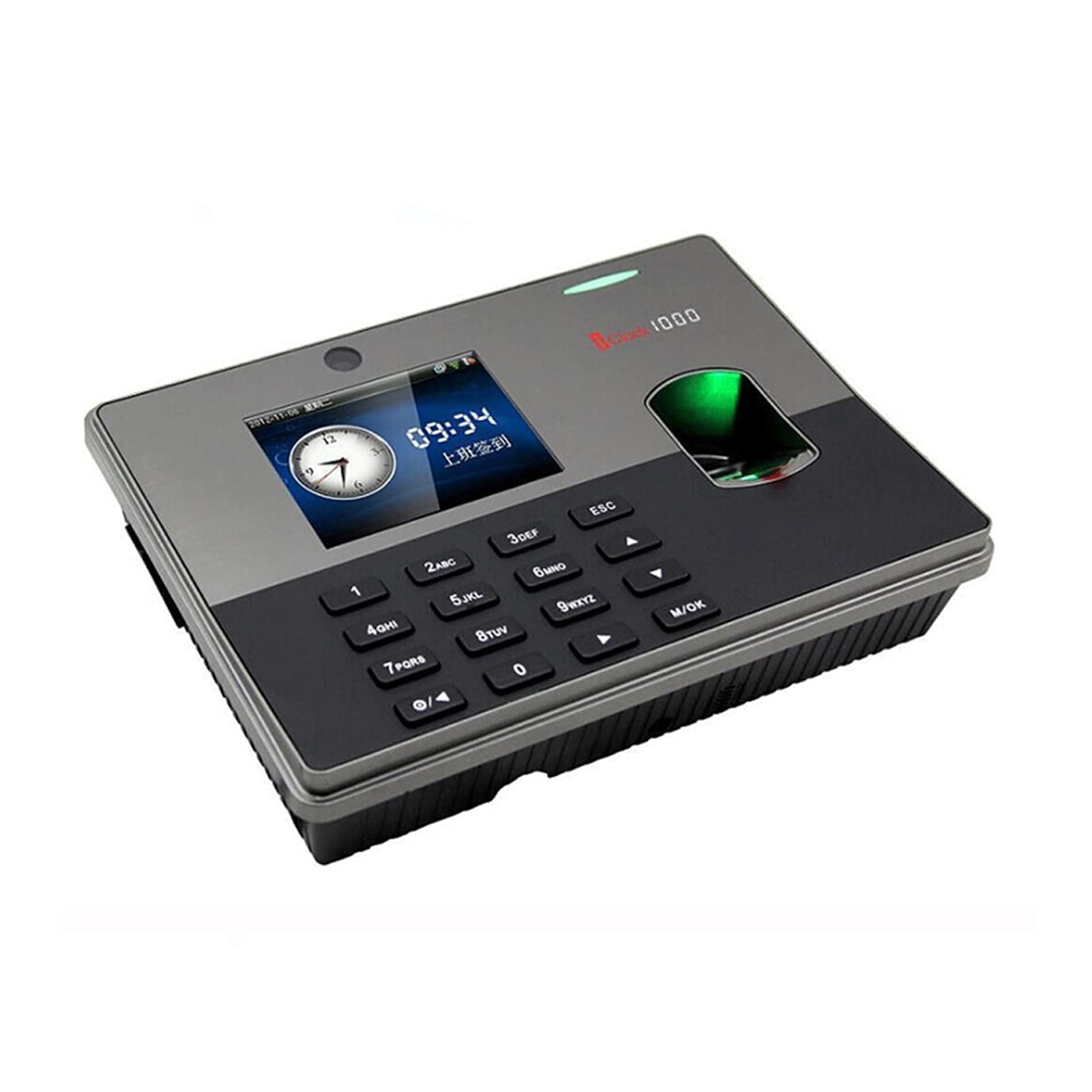 Cartes de pointage IClock1000 Smart Office Reconnaissance d'empreintes digitales Pointage Terminal Intelligent Enregistreur d'horloge faciale des employés Point