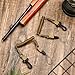Zonon 2 Pcs Rangefinder Tether Range Finder Tether Retractable Rangefinder Lanyard Coiled Equipment Lanyard for Hunting(Khaki,Large)