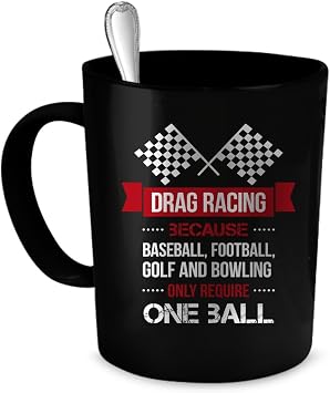 Drag Racing Coffee Mug. Drag Racing gift 11 oz. black