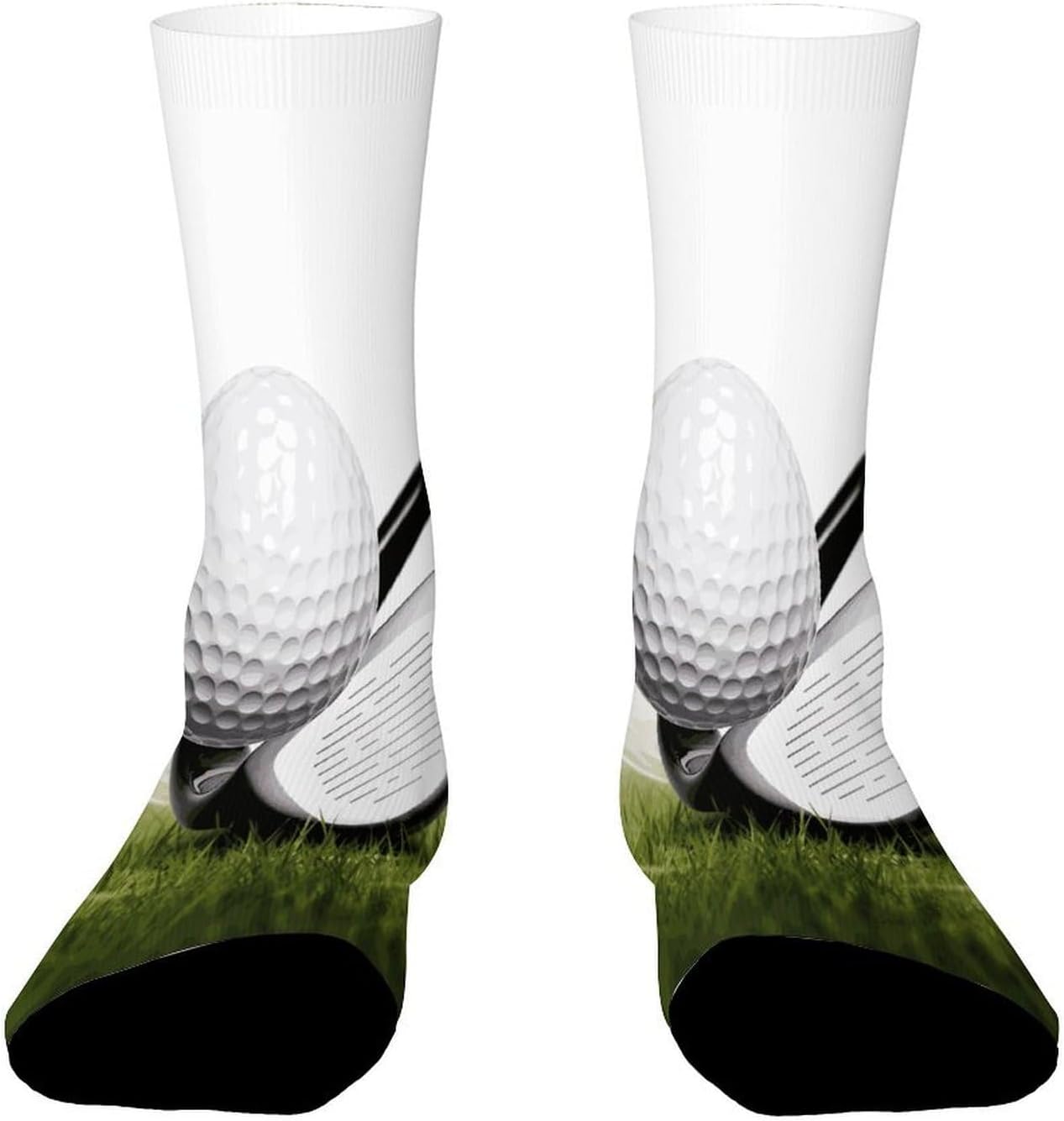 Golf Club Crew Sock High Stocking Grippy Socks | Socks for Men & Women,Stockings-Long Thin Tube Sports, Breathable Soft Athletic for Nurses,Travel