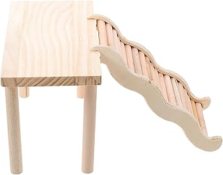 POPETPOP 1 Set Hamster Platform Hamster Climbing Platform Toy Hamster Bridge Hamster Cage Platform Hamster Stand Platform Hamster Cage Toys 40 Gallon Tank Stand Wooden Rabbit Guinea Pig