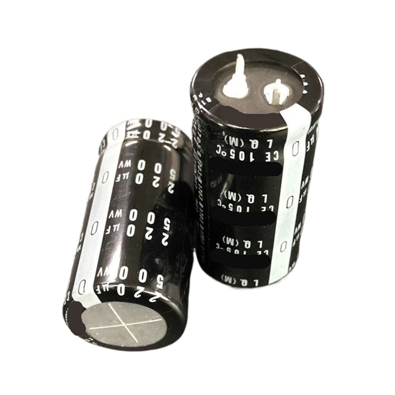 Condensateurs 220uf 500v LQ GN pour stopper les bruits parasites et variations de tension 25x50mm