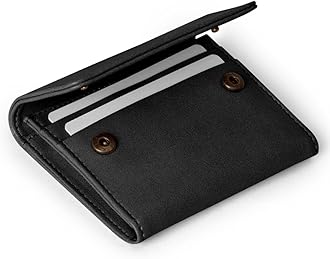DailyObjects Black Faux Leather Flip Top Card Wallet