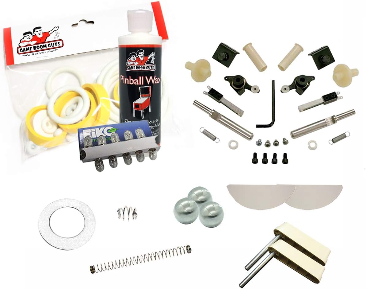 Game Room Guys 1984 Bally Spy Hunter Pinball White Premium Maintenance Kit