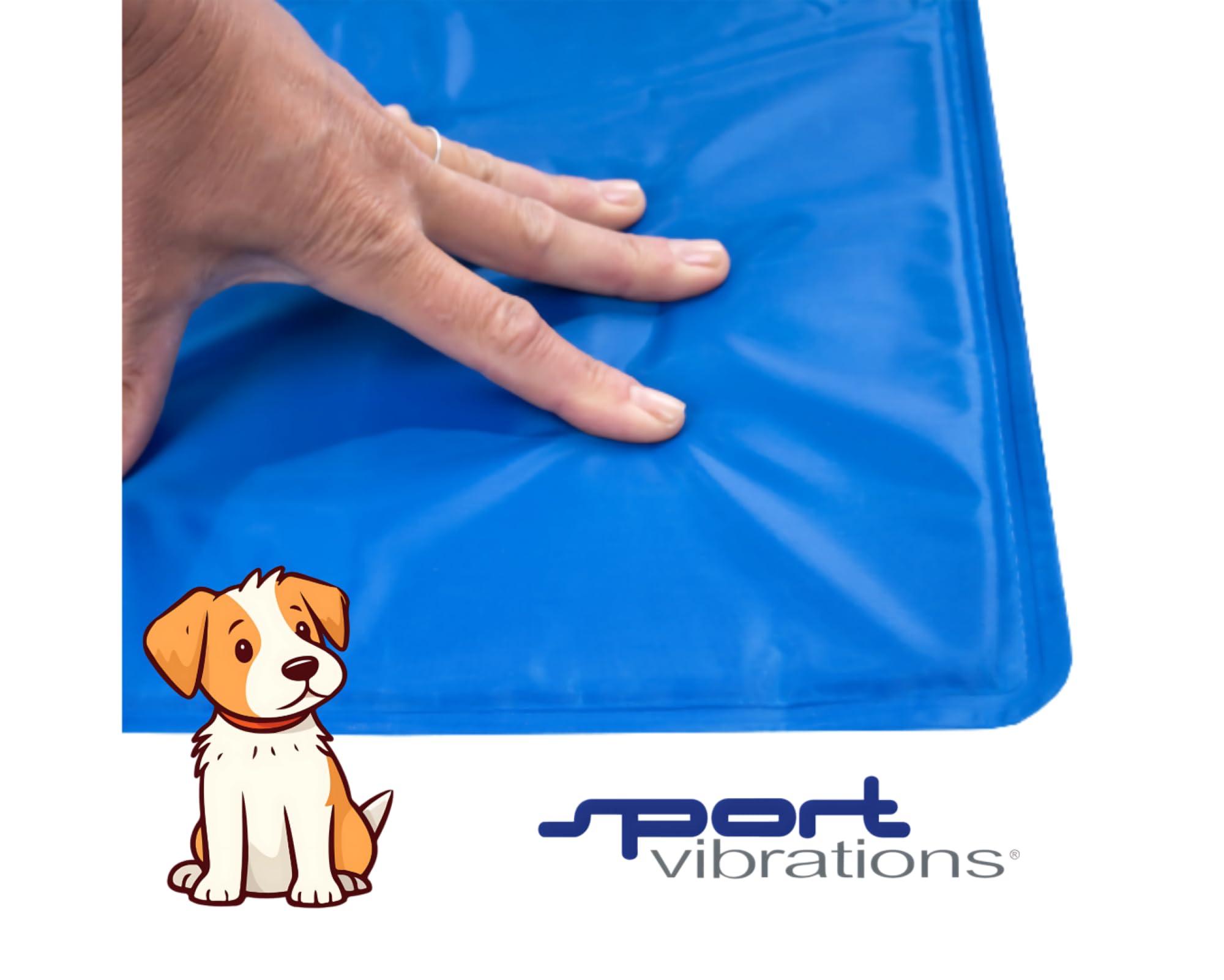 Tappetino refrigerante (Large 50 x 90 cm) per cani e gatti – Autoraffreddante, atossico, durevole e resistente ai graffi – rigenerazione automatica della funzione di raffreddamento
