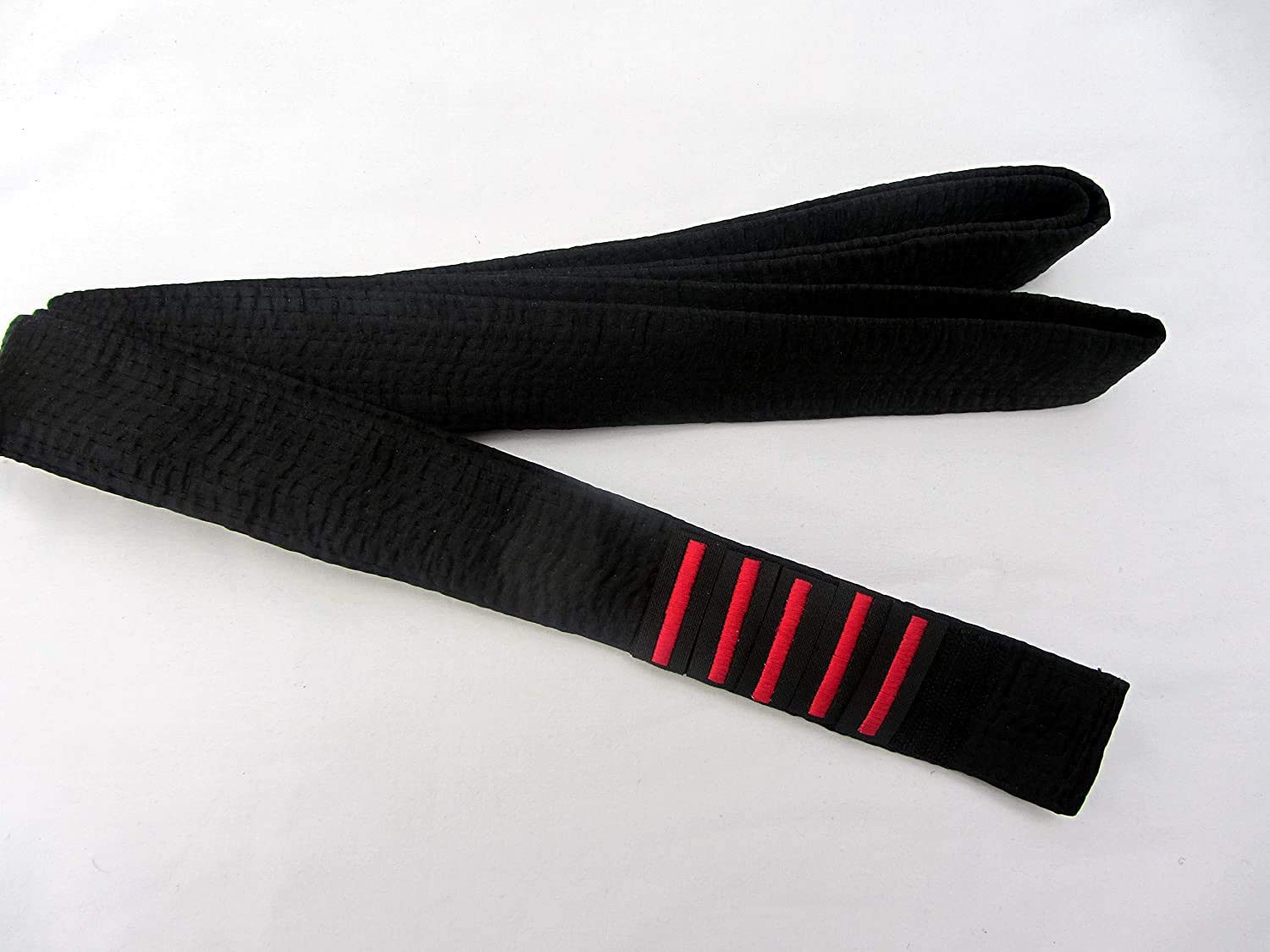 Buy 15 DAN Velcro RED Dan Bars KARATE Black Belt SATIN SHODAN to GODAN
