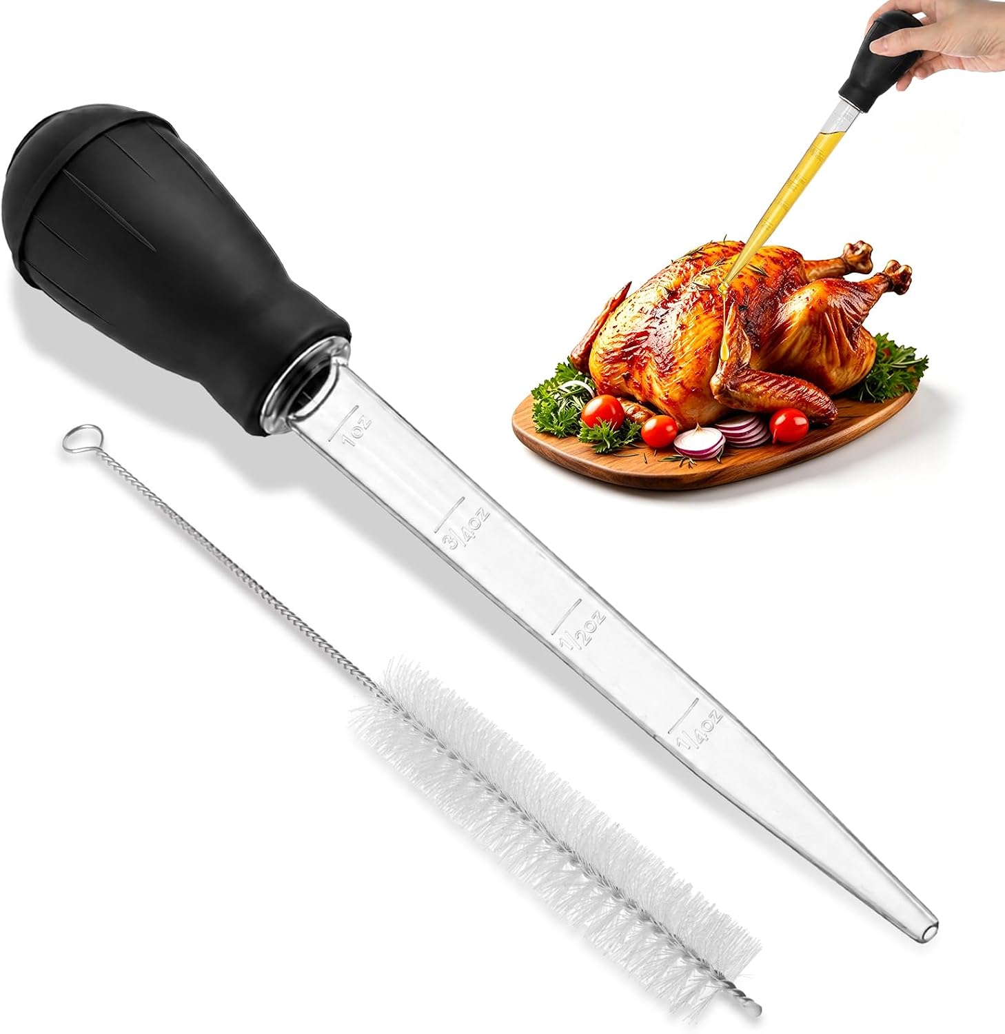 Large Turkey Baster Syringe, Baster for Cooking, Thanksgiving Essentials