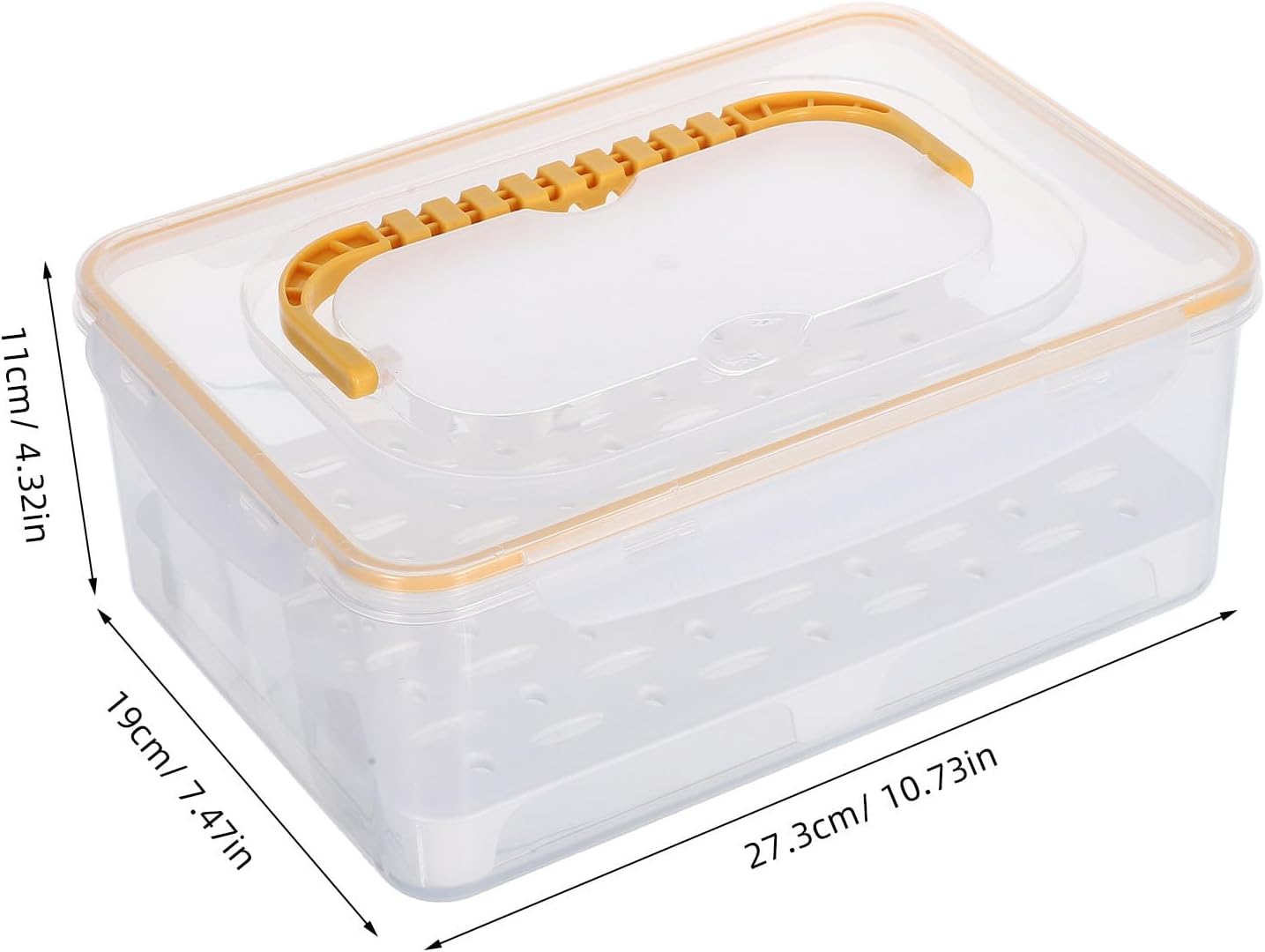BESTYASH Portable Shot Glass Organizer with Handle - Dustproof Wine Glass Storage Case for Home Bar Family Gatherings and Outdoor Parties