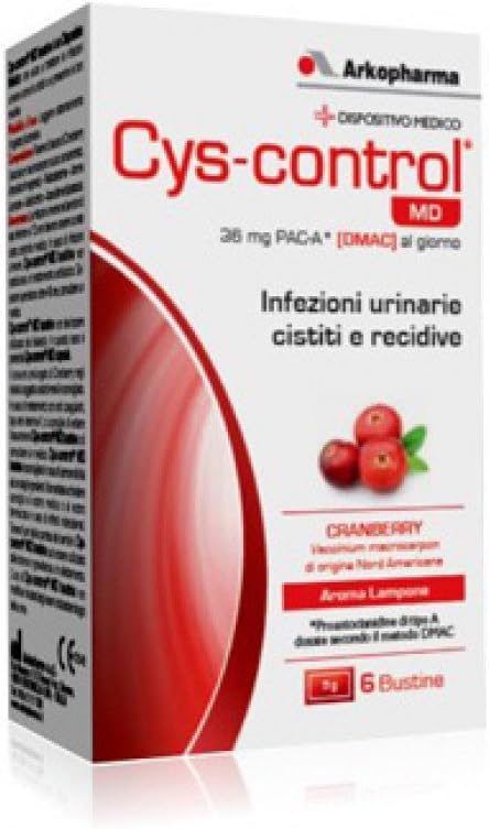 Arkopharma Cys Control Md Food Supplement 6 Sachets