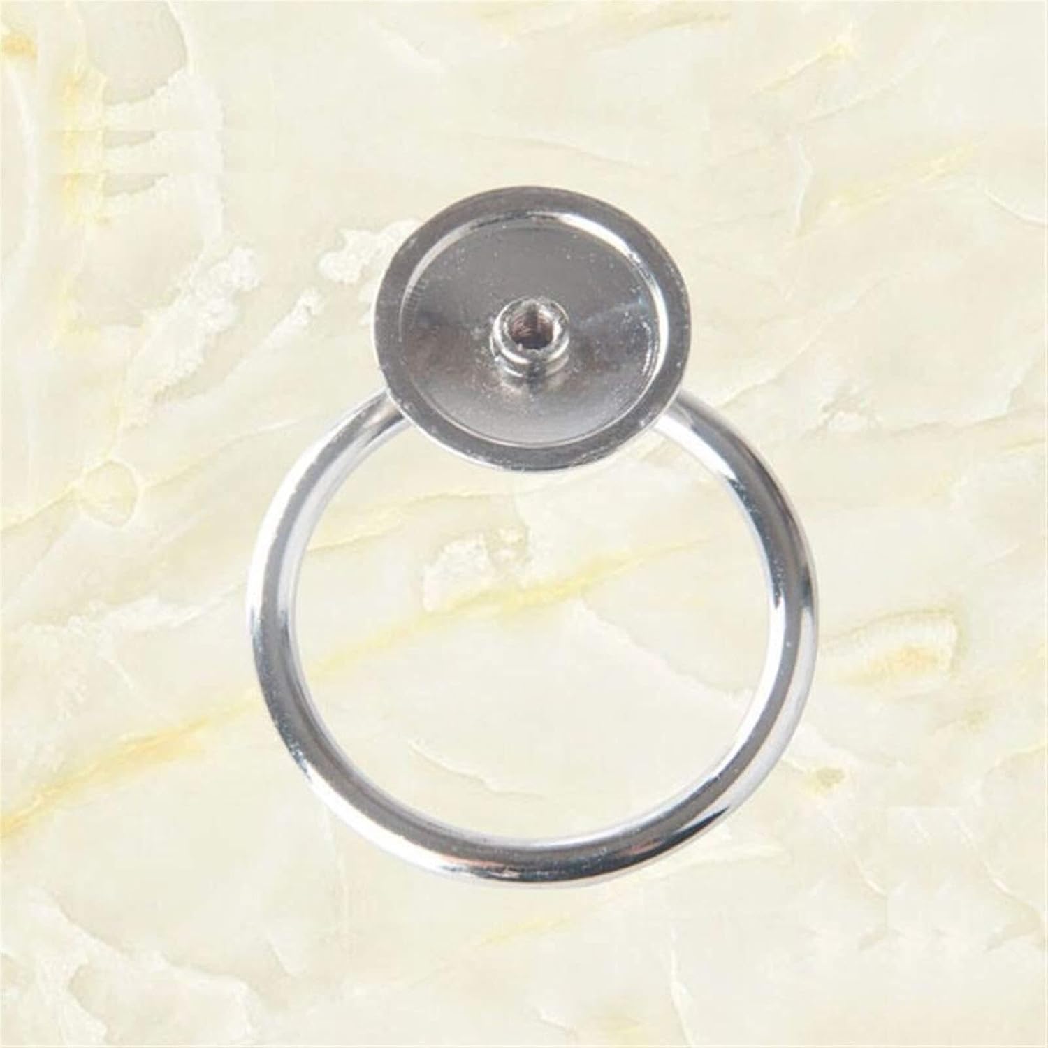 1pc Door Knocker,10 Pack Cabinet Knob Cupboard Drawer Pull Handle Dresser Ring Pulls with Screws