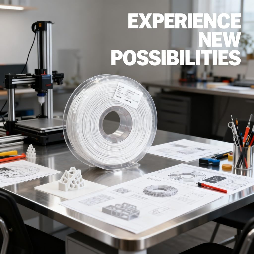 Double Color PLA Filament, Black and White, 1.75mm 2kg Bundle - Silky Shiny Finish, Minimal Warping, Ideal for Dual 3D Printer Use