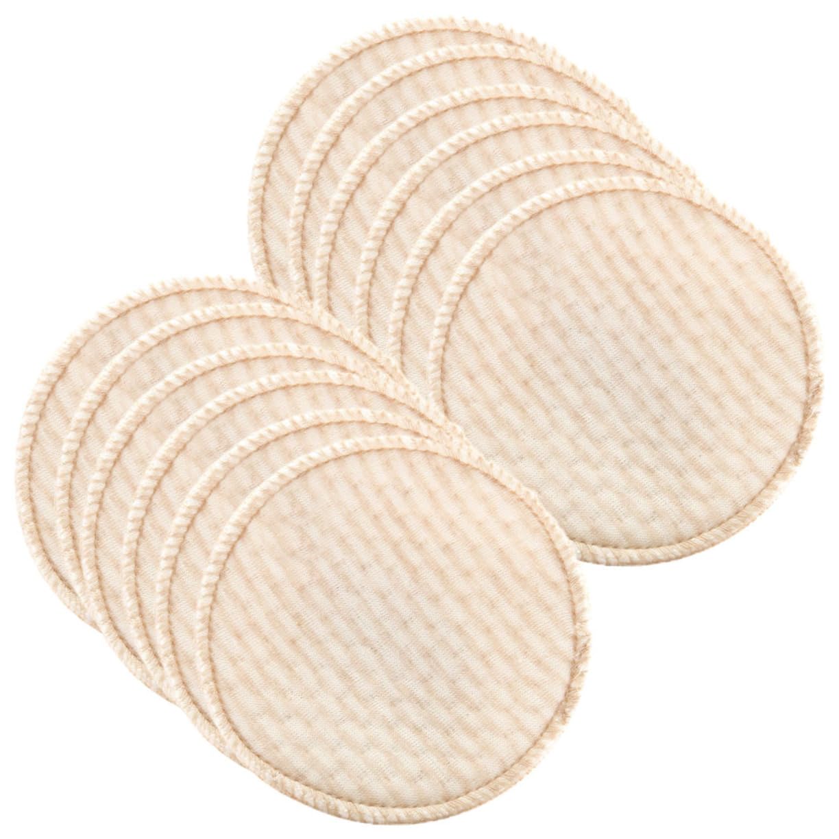 12pcs Nursing Pad Nipple Pads Maternity Pads Postpartum Reusable Nursing Cushion Breast Pads for Breastfeeding Heart Shaped Straws Breastfeeding Breast Pads for Women Polyester