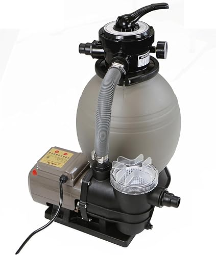 Miniatura 9 de XtremepowerUS Filtro de arena de 13 pulgadas, bomba de piscina de 34 HP máx. 2,400 GPH de alto flujo para piscina sobre el suelo, válvula