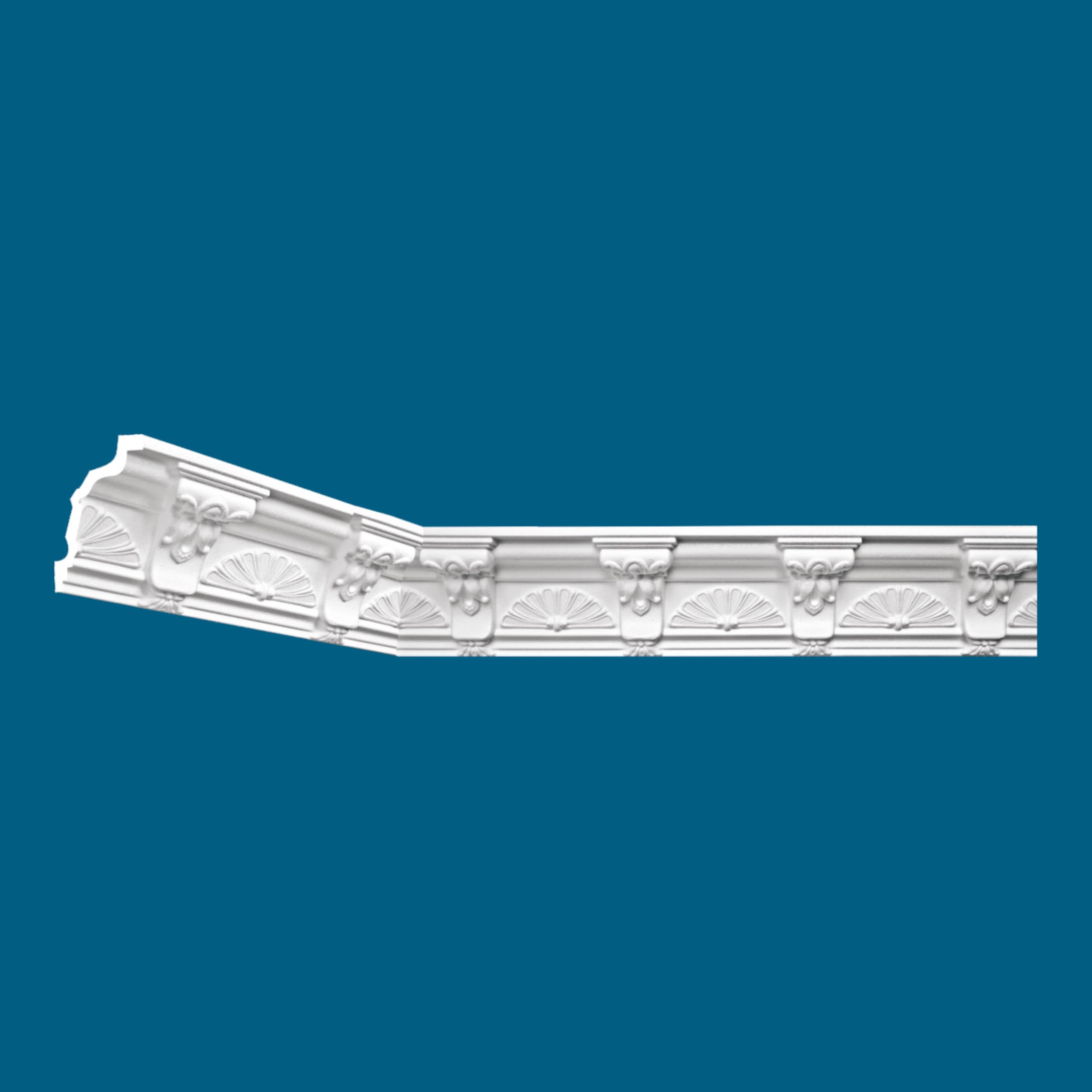 Victorian Style Polystyrene Coving Cornice, Lightweight Ceiling Moulding Trim, Easy DIY Install, Paintable, Moisture Resistant Decorative Coving for Ceiling (Victorian5,Internal Corner 20cm)