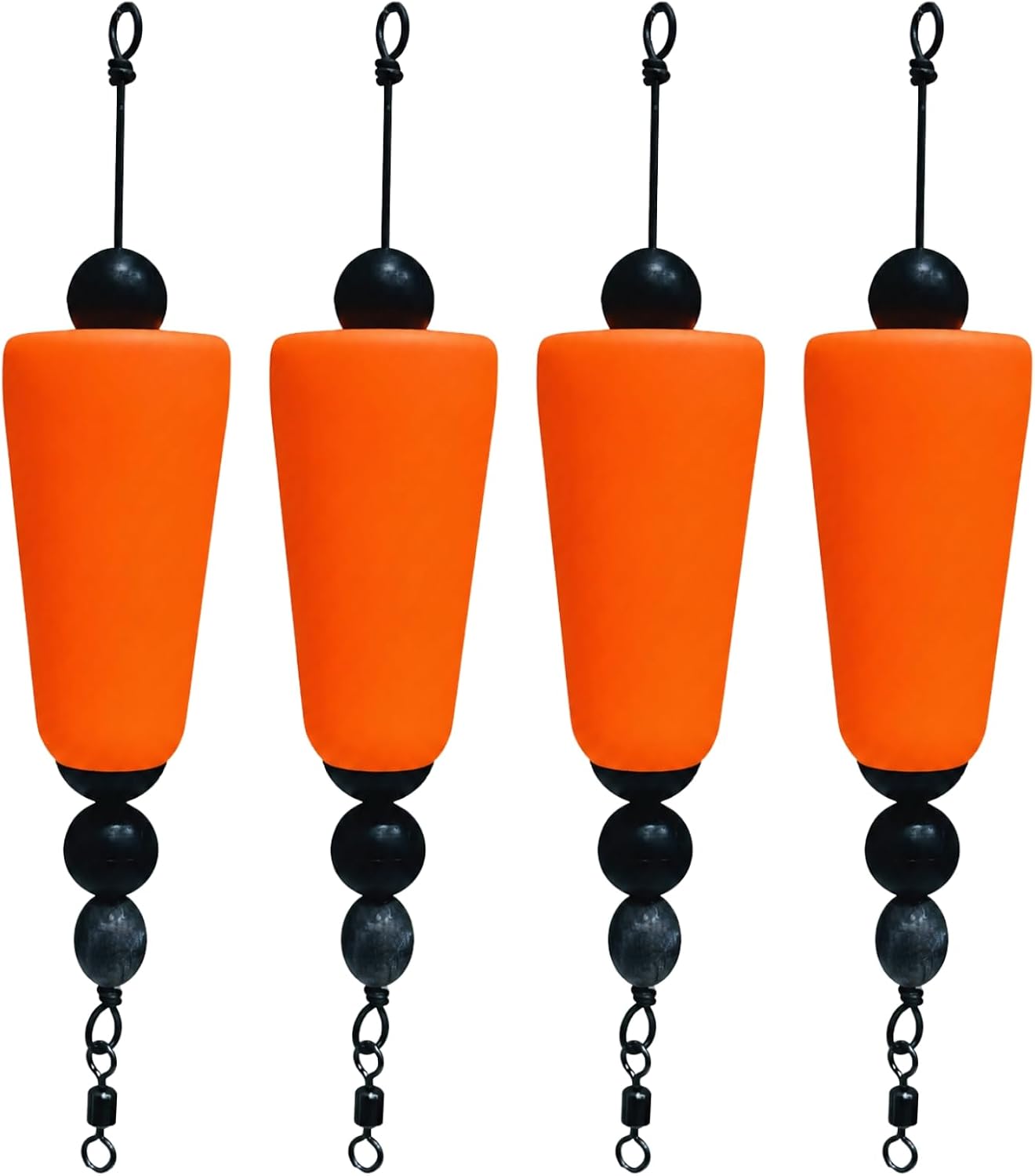 Premium Popping Cork with Titanium Wire – Weighted Saltwater Fishing Float, Loud Rattling Click Cork for Snook, Redfish & Speckled Trout, Inshore Rig, High Visibility