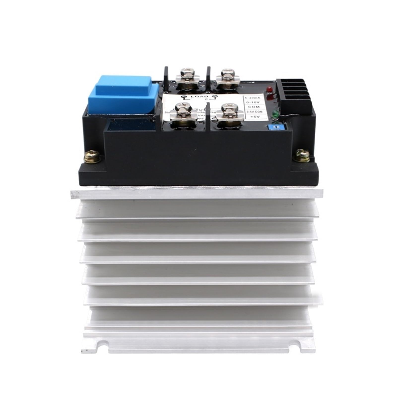 Relè a stato solido Modulo regolatore di tensione CA monofase a isolamento completo migliorato 220 V 380 V 60 A 80 A Modulo regolatore di potenza con dissipatore di calore(60A,380V)