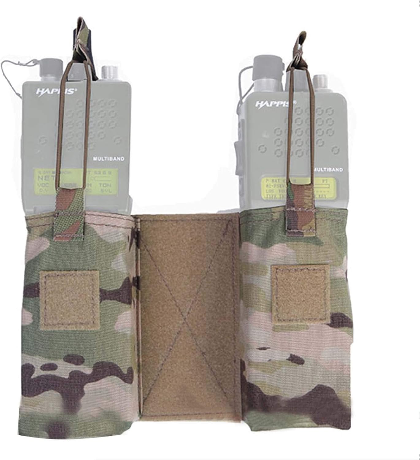 Emersongear MOLLE JPC MBITR Radio Pouch Set Utility Military Double Sub Bag
