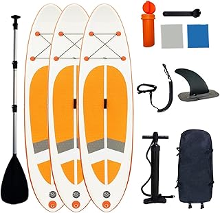 FBITE Inflatable Stand Up Paddle Board SUP Board Inflatable Paddle Boards 335cm Stand up Paddle Board for Adults/Childs 81cm Widened Water Sport Surfing Surfboard