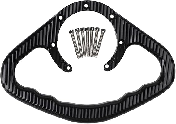 Motorcycle Passenger Fuel Tank Grab Handle Bar For Honda CBR600RR CBR900RR CBR1000RR CB Hornet VTR RC51 CNC Aluminum Alloy Grip Black Red Blue Gold Green(black)