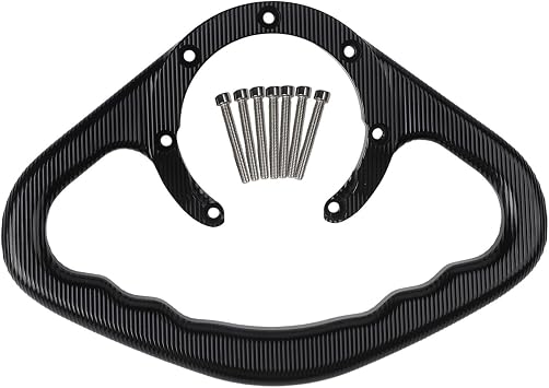 Motorcycle Passenger Fuel Tank Grab Handle Bar For Honda CBR600RR CBR900RR CBR1000RR CB Hornet VTR RC51 CNC Aluminum Alloy Grip Black Red Blue Gold Green(black)