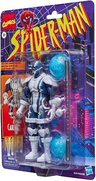 Marvel Legends Series Cardiac, Retro Cardback Spider-Man Comics Collectible 6-Inch Scale Action Figure