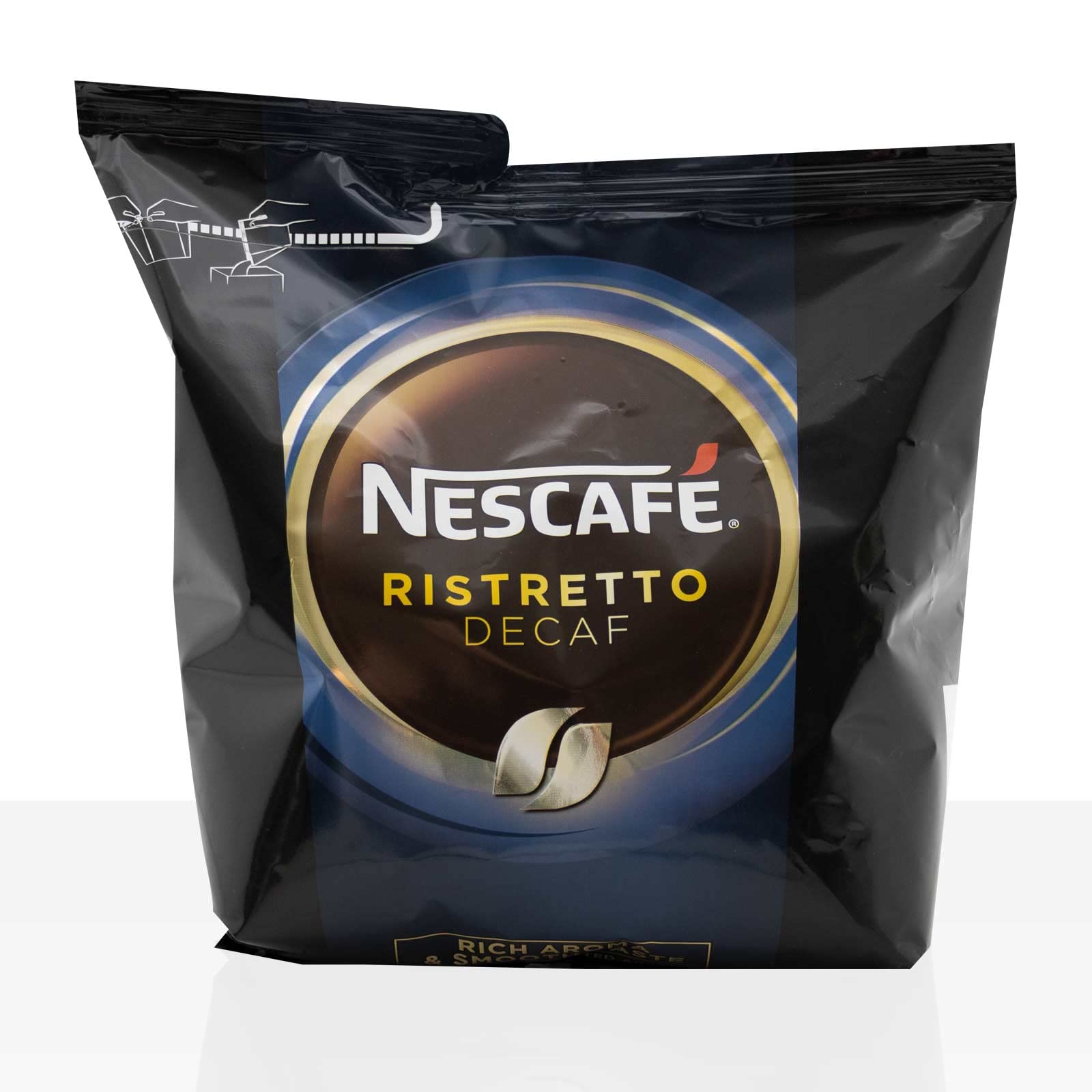 Nestle Nescafe Ristretto entkoffeiniert - 12 x 250g Instant-Kaffee, löslich und koffeinfrei