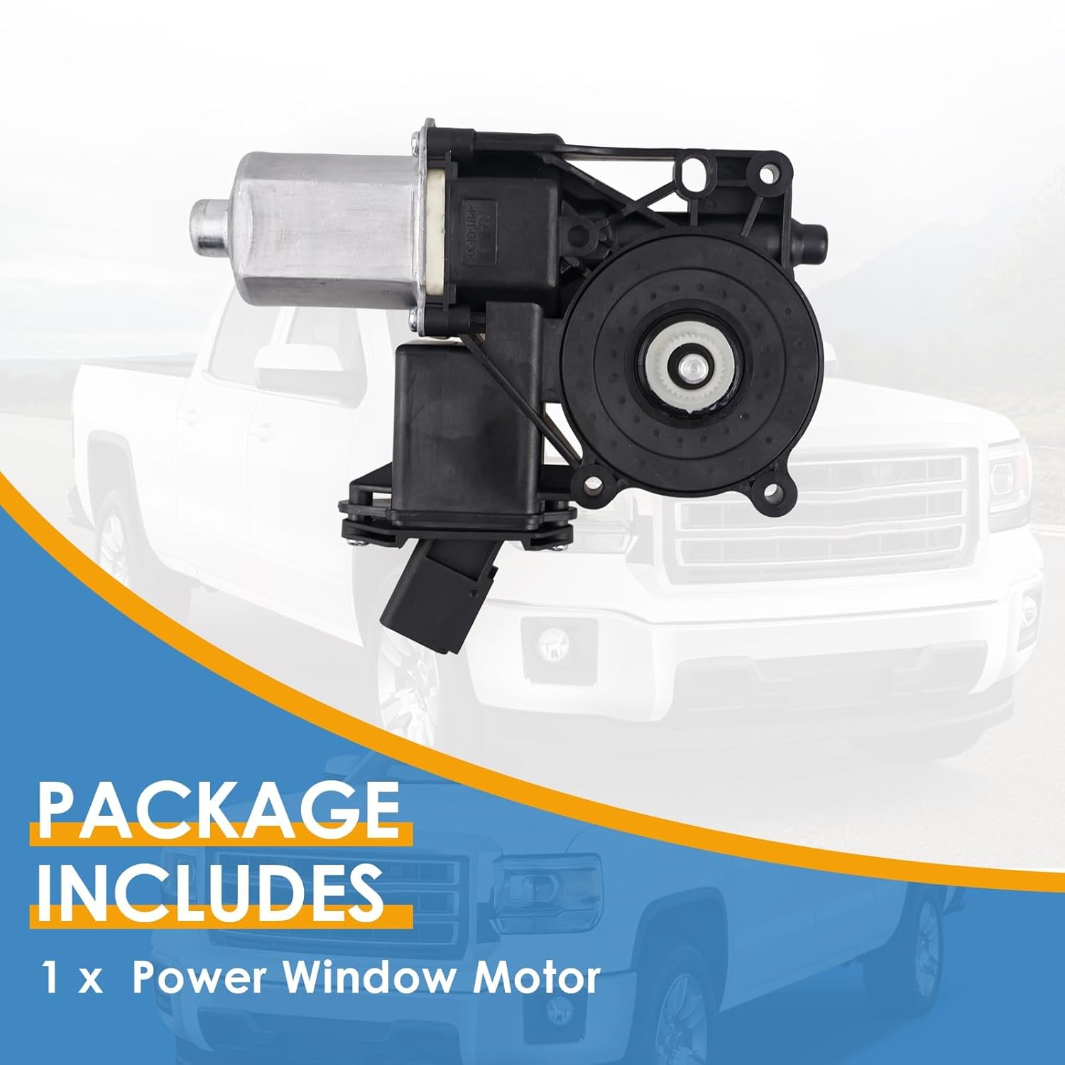 Front Left Power Window Motor Driver Side Motor Power Window Compatible with Adillac Escalade ESV， Chevrolet Tahoe Silverado 1500 2500 3500, GMC Sierra Yukon Replace for 22921493